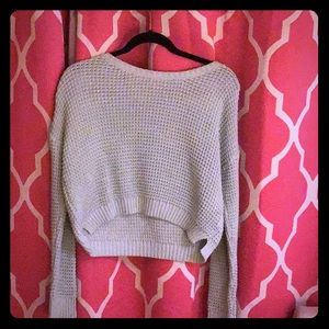 Topshop cropped sweater